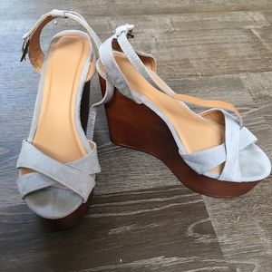 Blue Charlotte Russe wedges